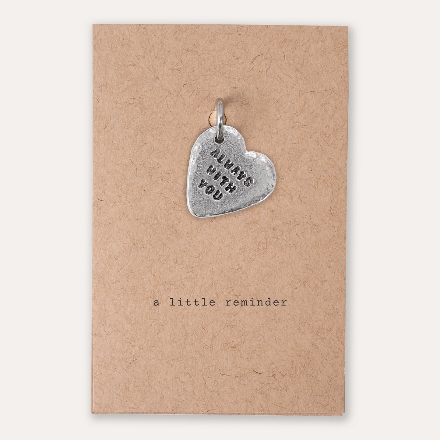 'Always with You' Heart Charm