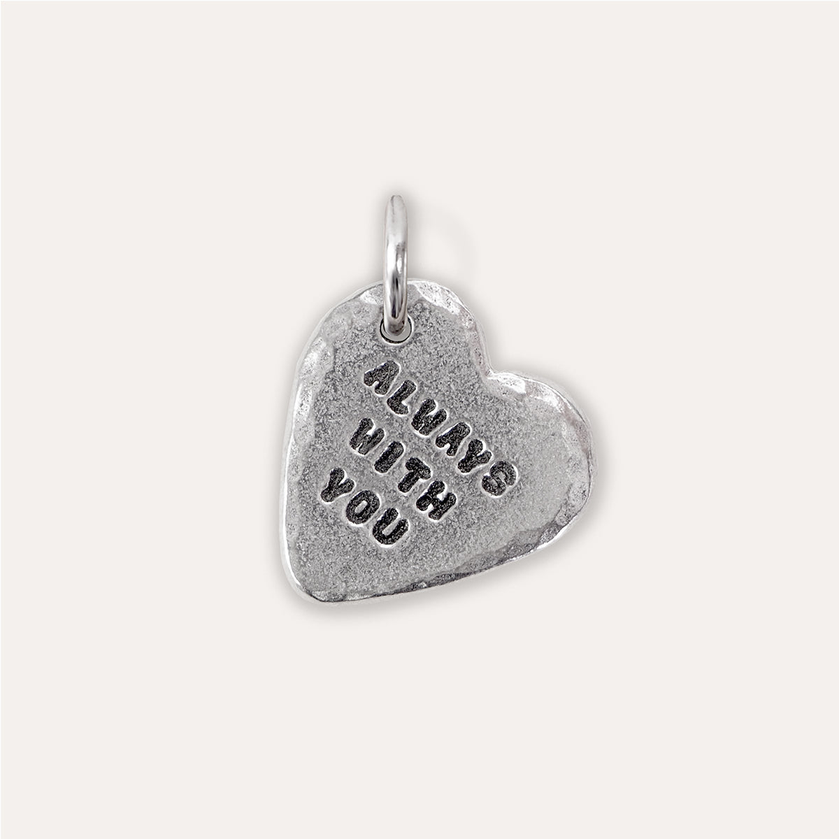 'Always with You' Heart Charm