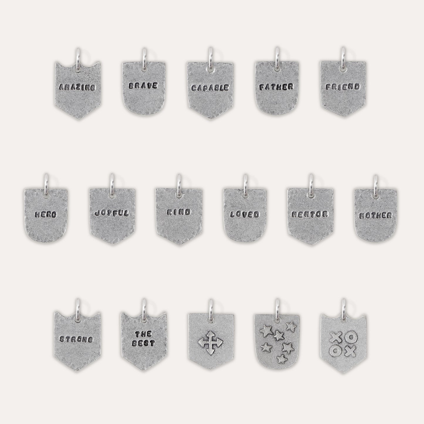 Personalised Valentine's Day Charms Keyring