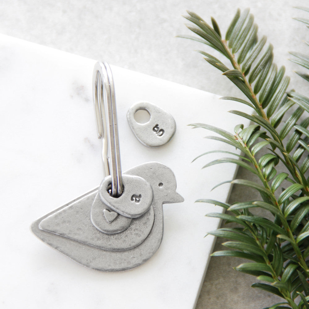 Personalised ‘A Little Bird Told Me’ Keyring