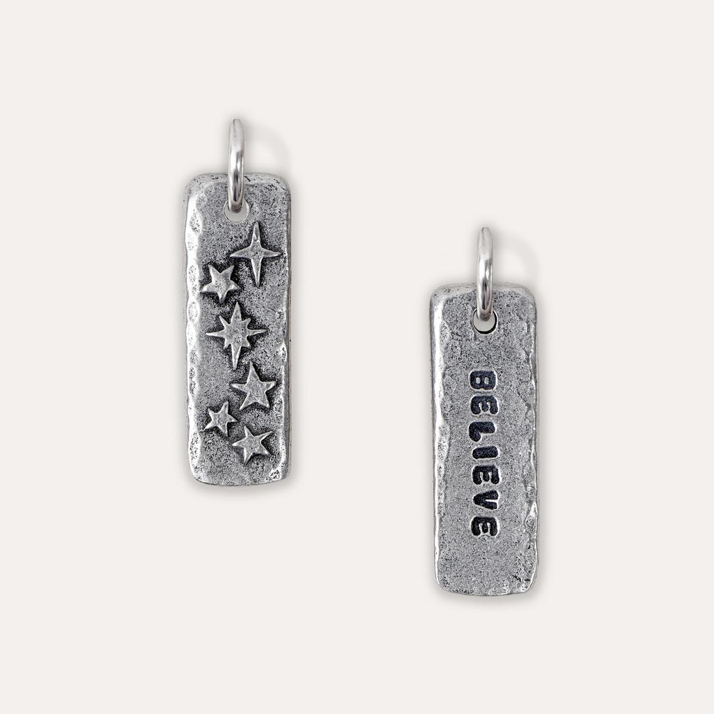 ‘Believe’ Stars Keyring Charm