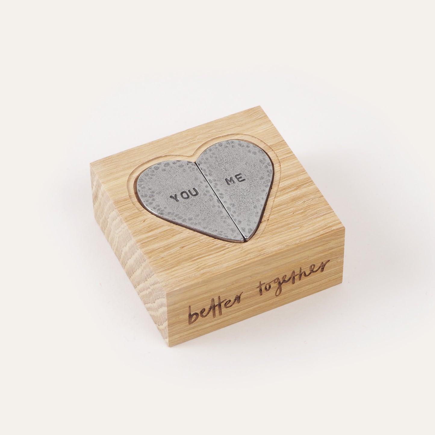 'Better Together' Heart Tokens Set