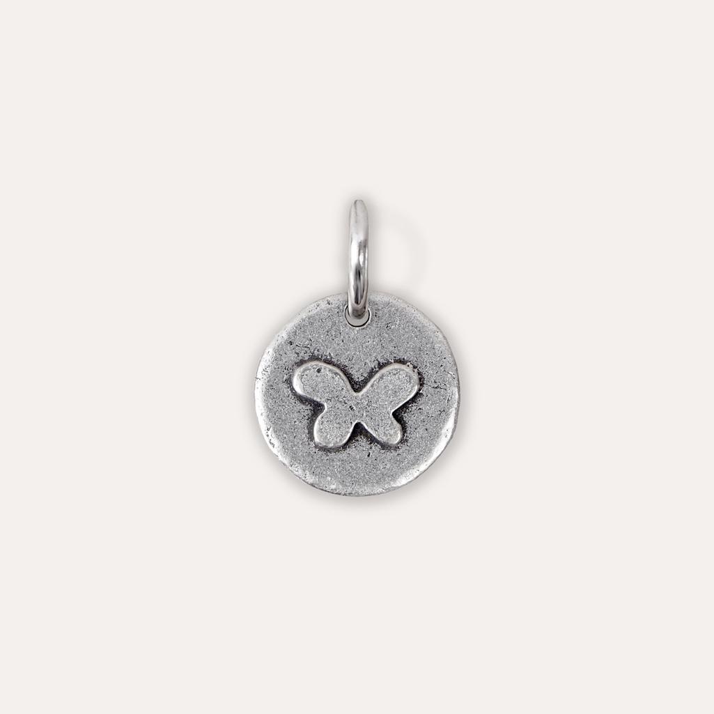 'Chase the Little Moments of Joy' Butterfly Keyring Charm