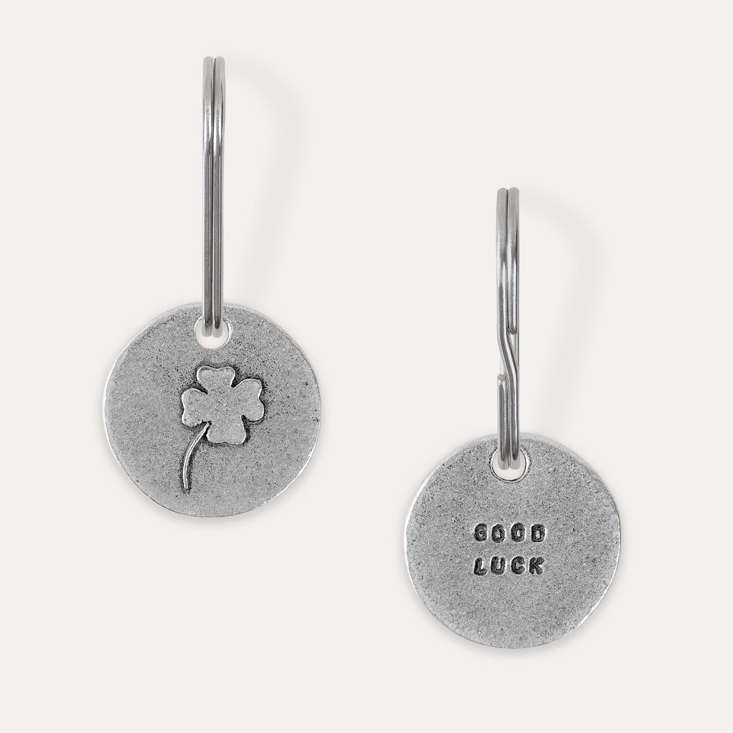 Four Leaf Clover 'Good Luck' Keyring
