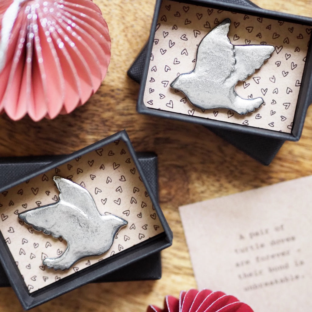 Two Turtle Doves Friendship Pocket Token Set