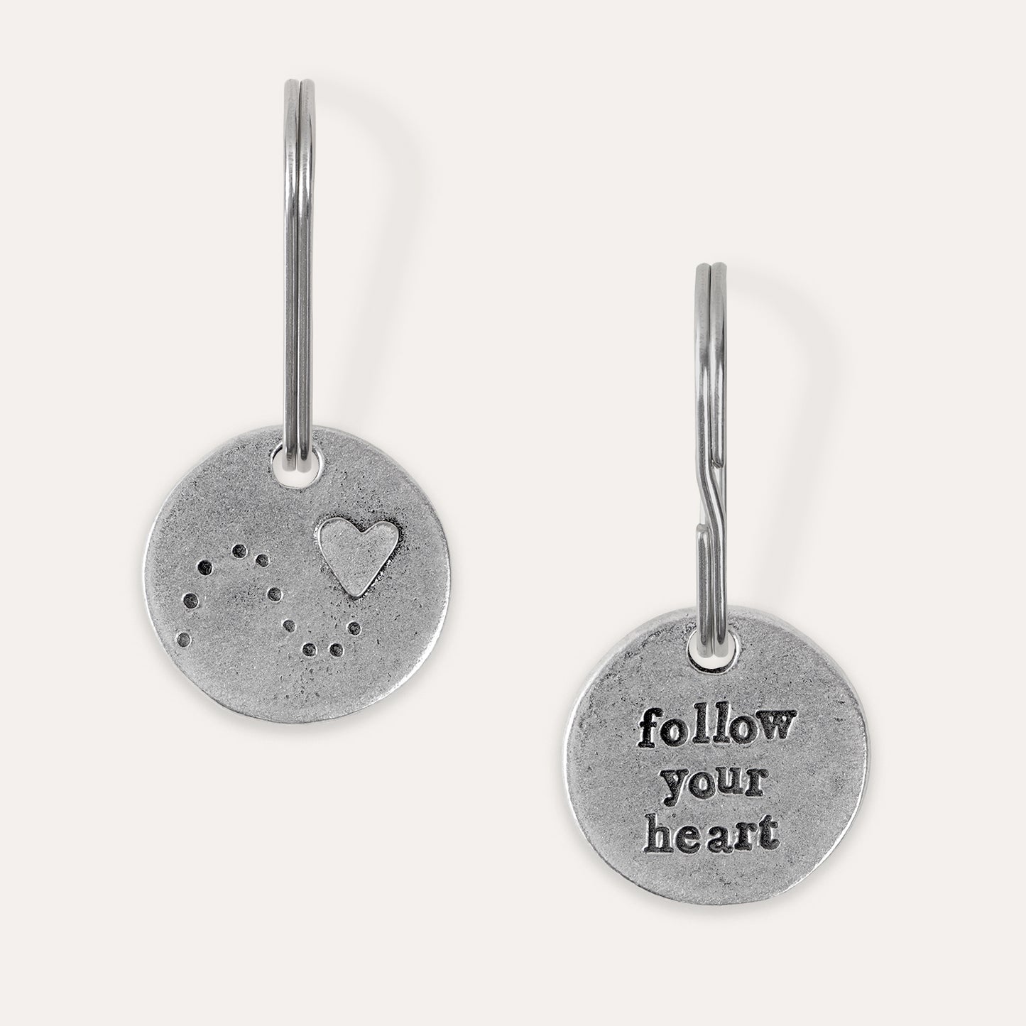 'Follow Your Heart' Keyring