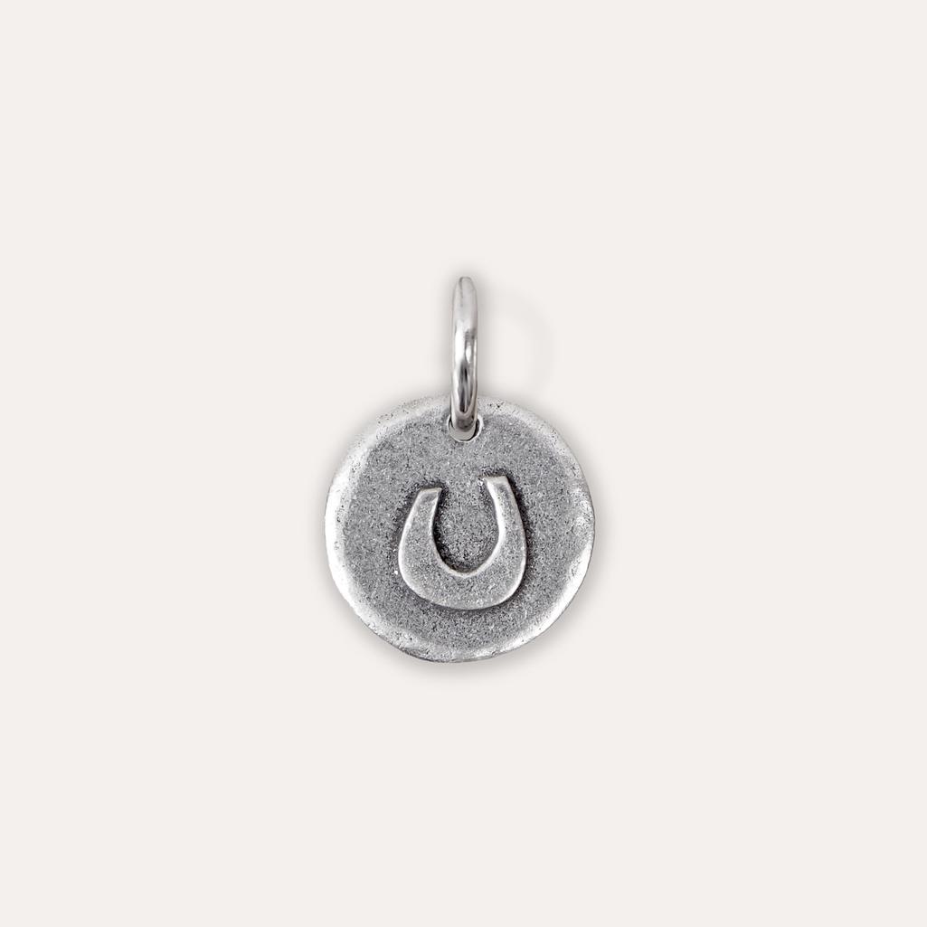 'All the Luck in the World' Horseshoe Keyring Charm