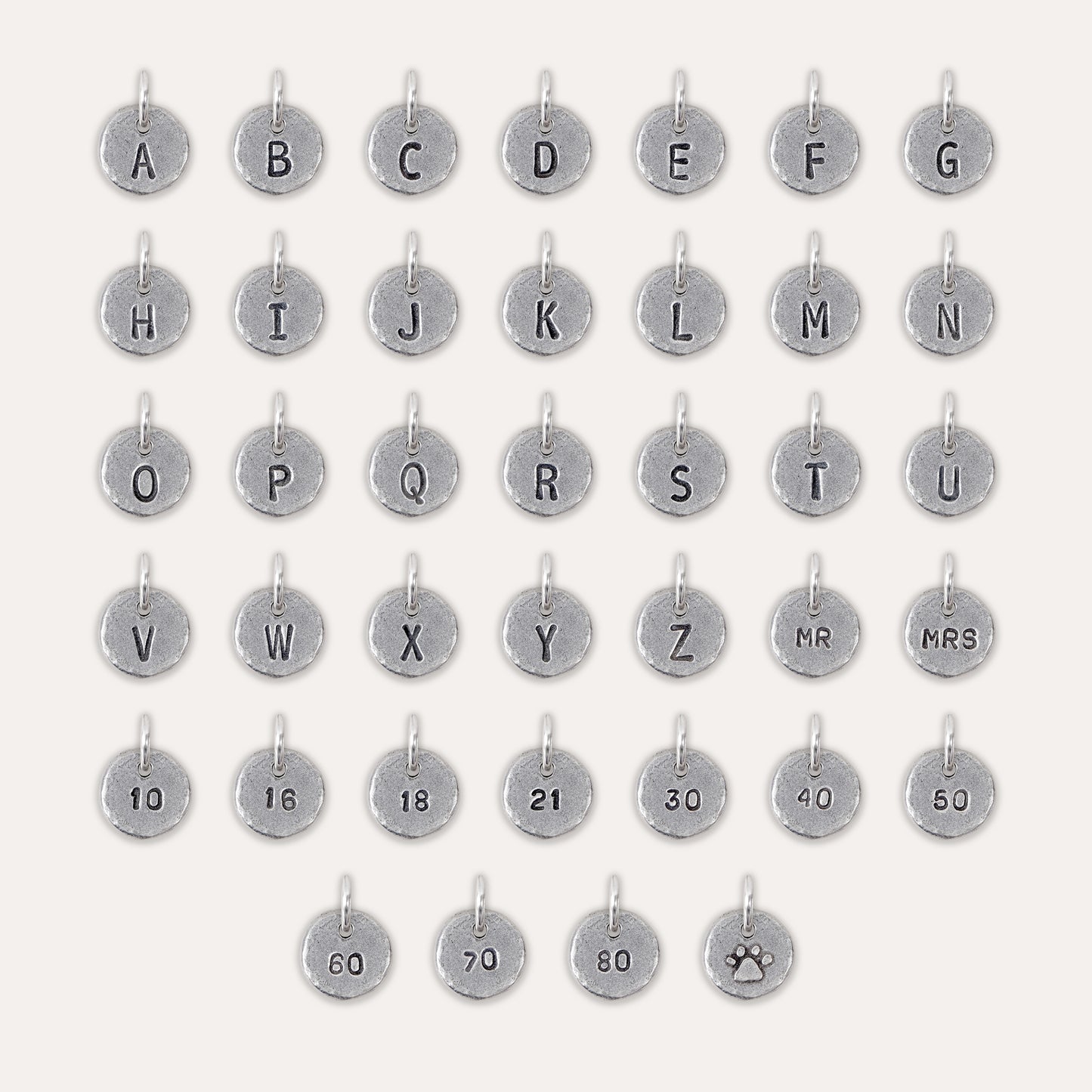 Motto Coin + Tassel Keyring