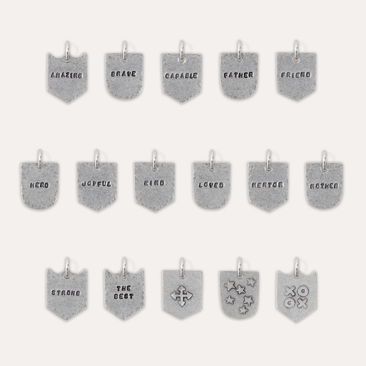 Mini Medal Keyring Charm