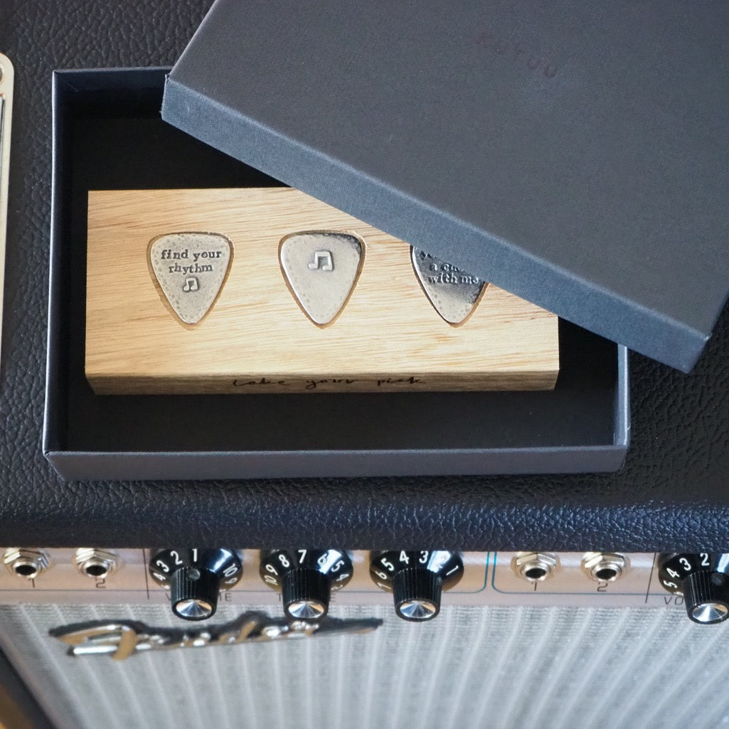 'Take Your Pick' Guitar Plectrum Set
