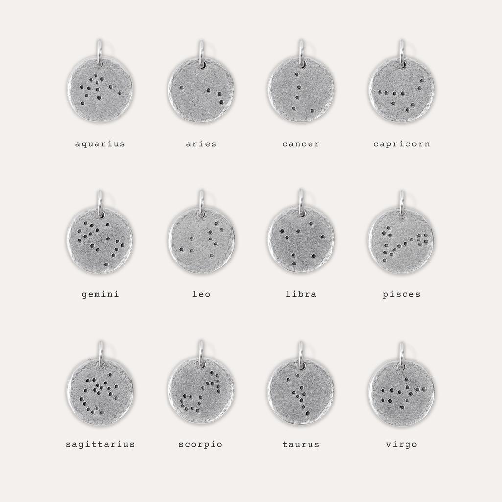 Personalised Family Zodiac Constellations Keyring