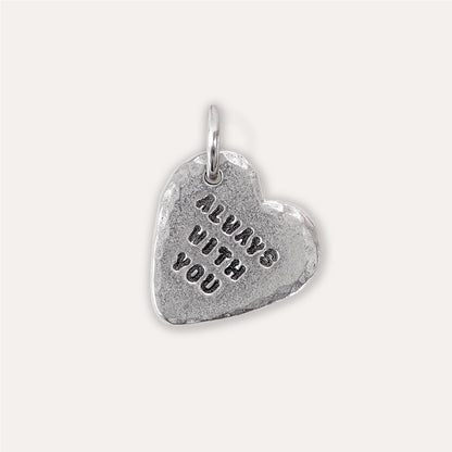'Always with You' Heart Charm