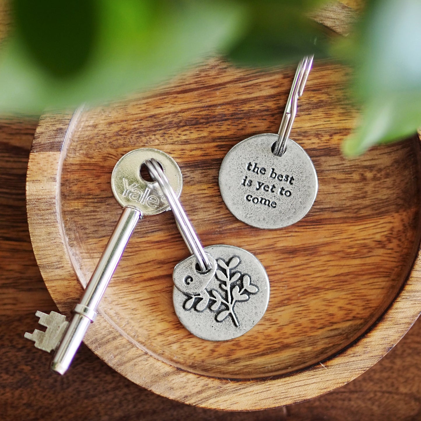 'The Best is Yet to Come' Keyring