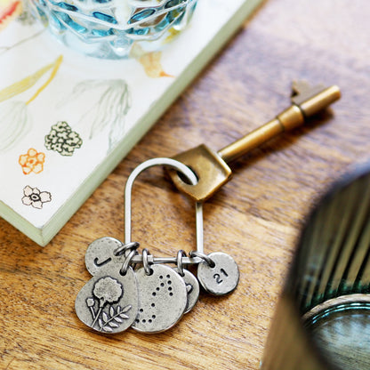 Personalised Zodiac Constellation Keyring Charm