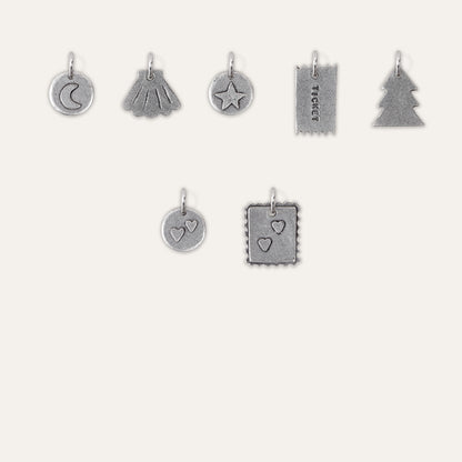 Personalised 10th Wedding Anniversary Charms Keyring