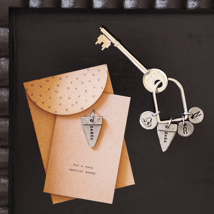 'Dada'/'Daddy' Flag Keyring Charm