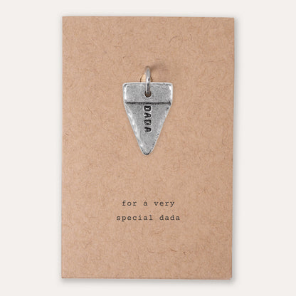 'Dada'/'Daddy' Flag Keyring Charm