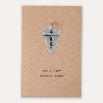 'Dada'/'Daddy' Flag Keyring Charm