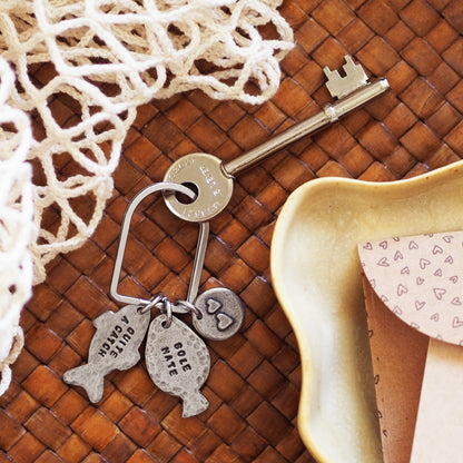 'Quite a Catch' Fish Keyring Charm