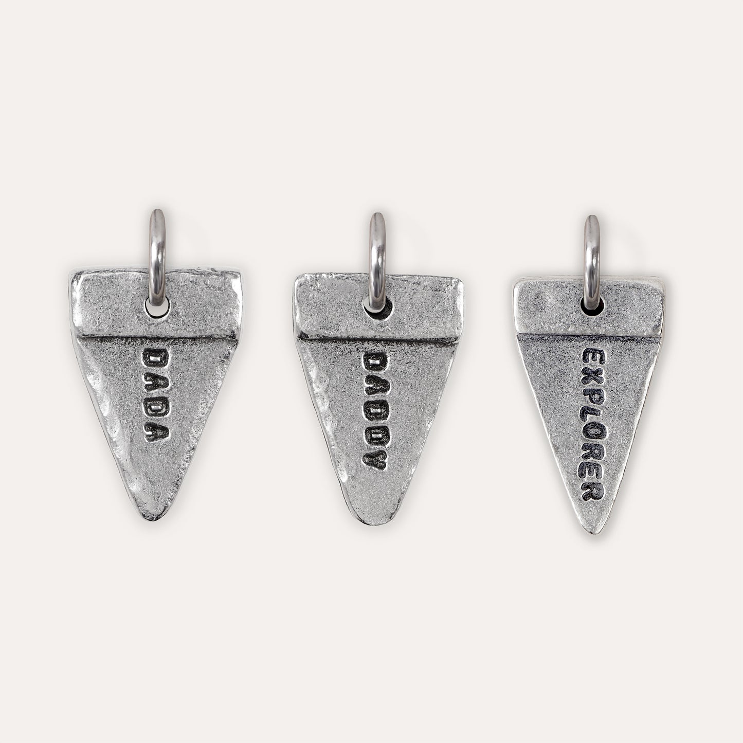Personalised Dada/Daddy Adventure Charms Keyring