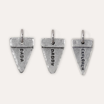 Personalised Dada/Daddy Adventure Charms Keyring