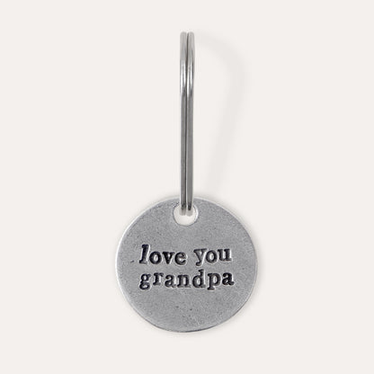 'Love You' Grandfather Keyring