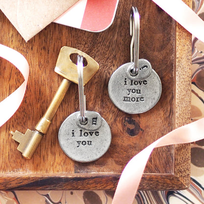 'I Love You'/'I Love You More' Keyring