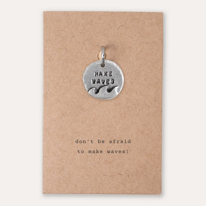 'Make Waves' Keyring Charm