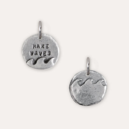 'Make Waves' Keyring Charm