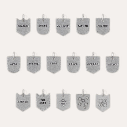 Personalised 10th Wedding Anniversary Charms Keyring