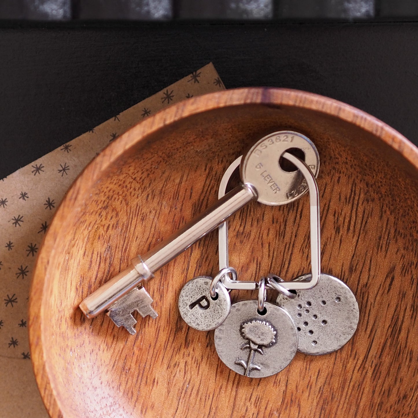 Mini Birthday Charms Keyring