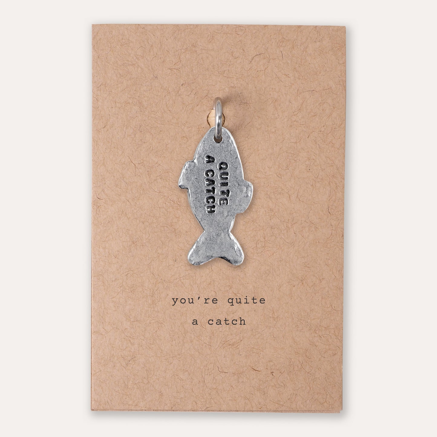 'Quite a Catch' Fish Keyring Charm