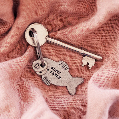 'Quite a Catch' Fish Keyring