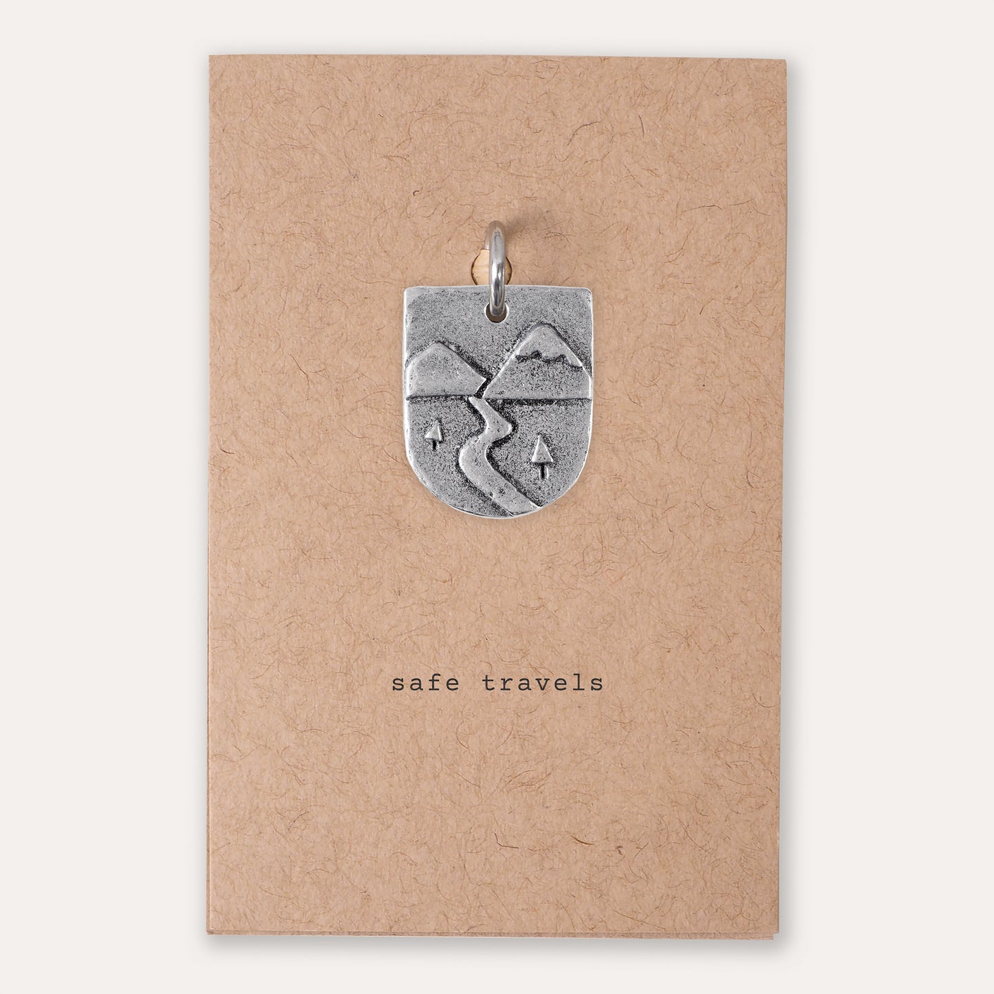 'Safe Travels' Keyring Charm