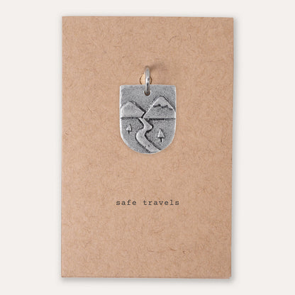 'Safe Travels' Keyring Charm