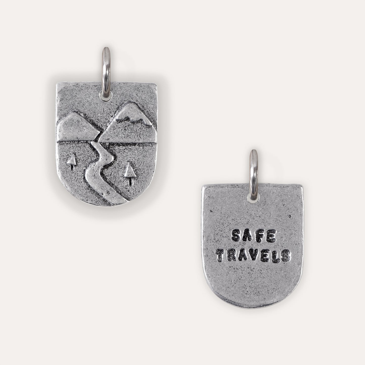 'Safe Travels' Keyring Charm