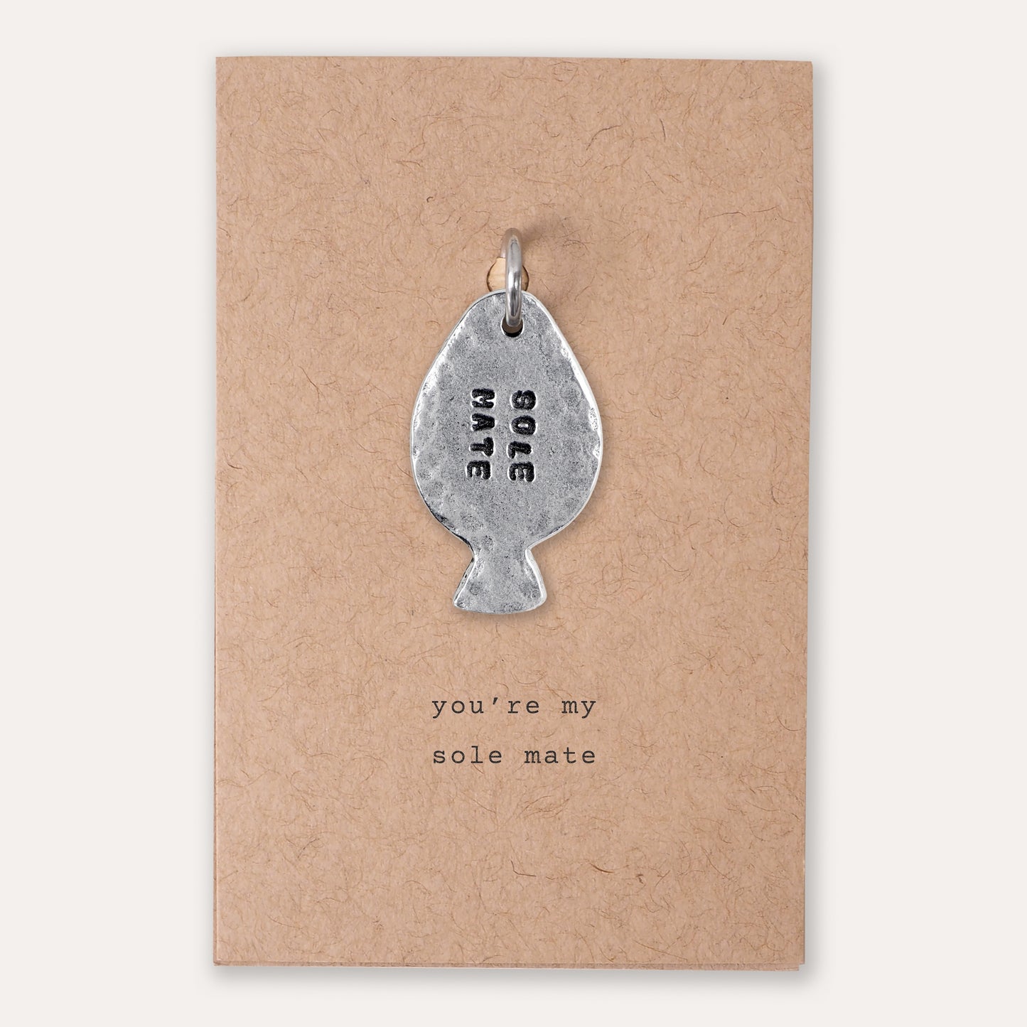 'Sole Mate' Fish Keyring Charm