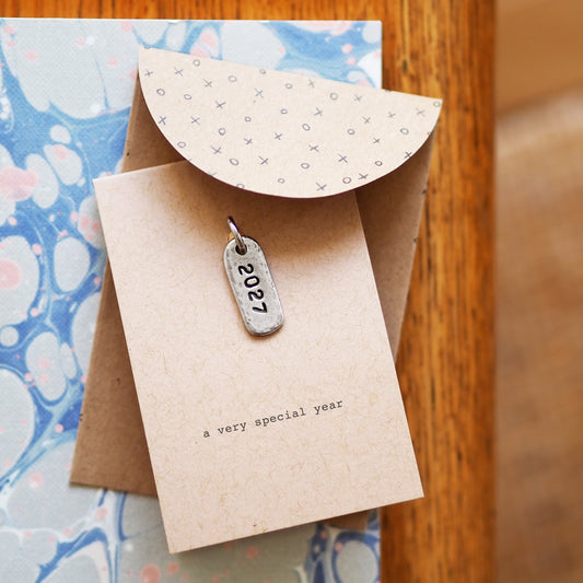 A Very Special Year Keyring Charm