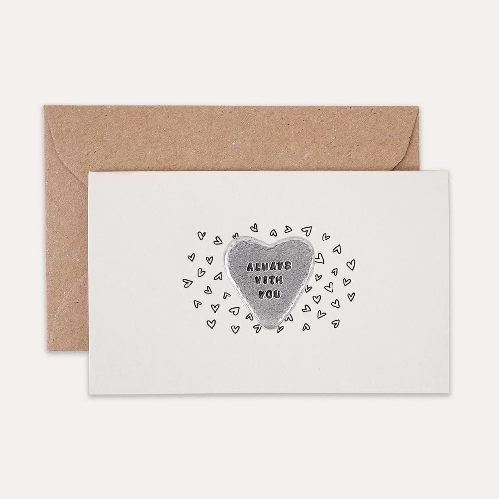 'Always With You' Pocket Heart Token