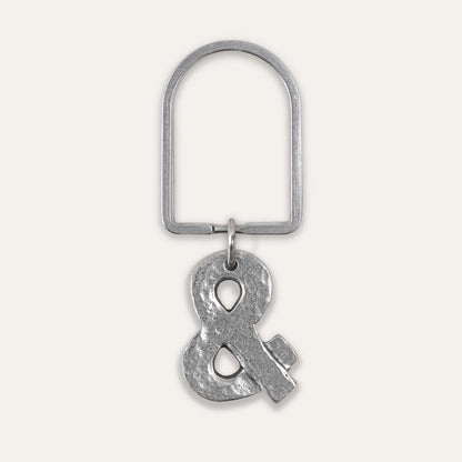 Ampersand Initials Keyring
