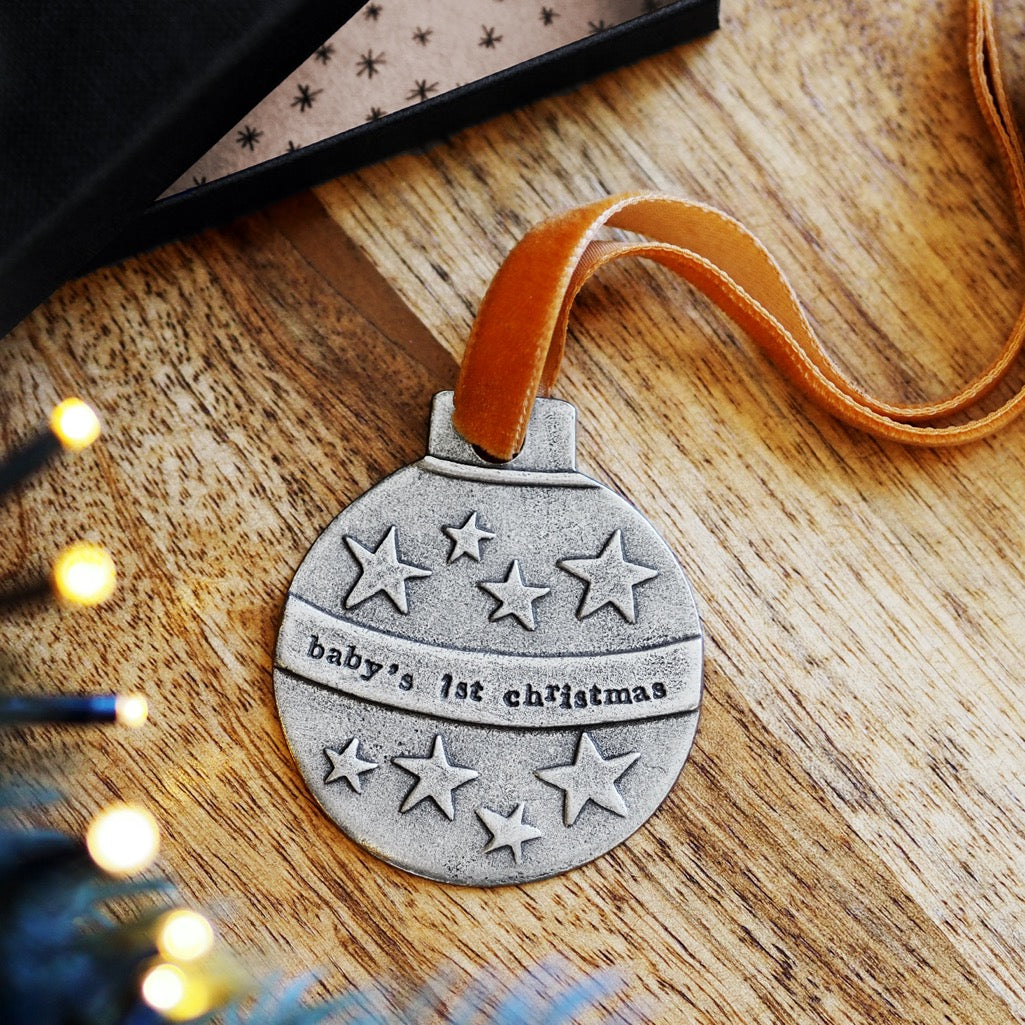 'Baby's 1st Christmas' Keepsake Bauble