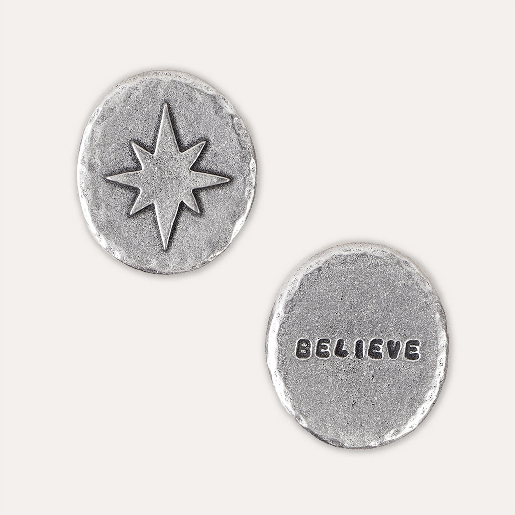 'Believe' Star Pocket Token