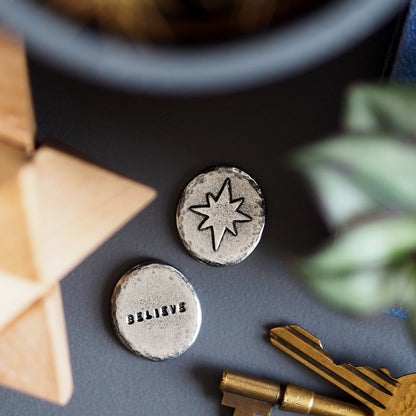 'Believe' Star Pocket Token