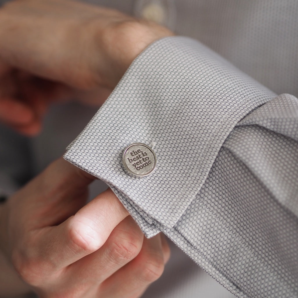 'The Best is Yet to Come' Cufflinks