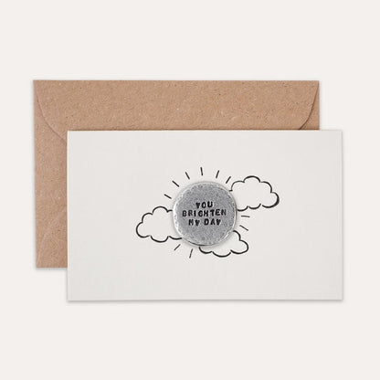 'You Brighten My Day' Tiny Token Card