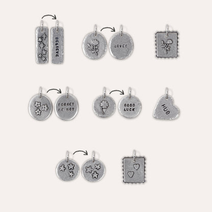 Personalised Travel Charms Keyring