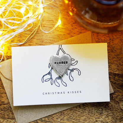 Christmas 'Kisses' Token Card