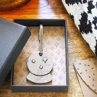 'The Future Looks Bright' Crystal Ball Keyring