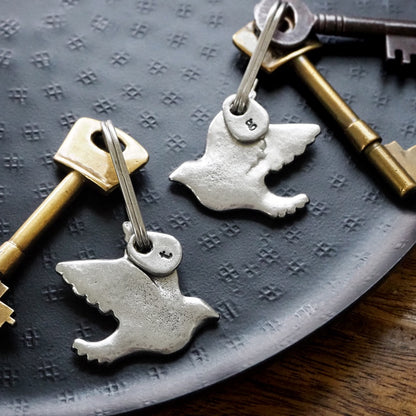 Two Turtle Doves Friendship Keyring Set