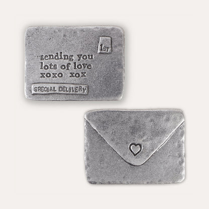 'Lots Of Love' Envelope Message Token